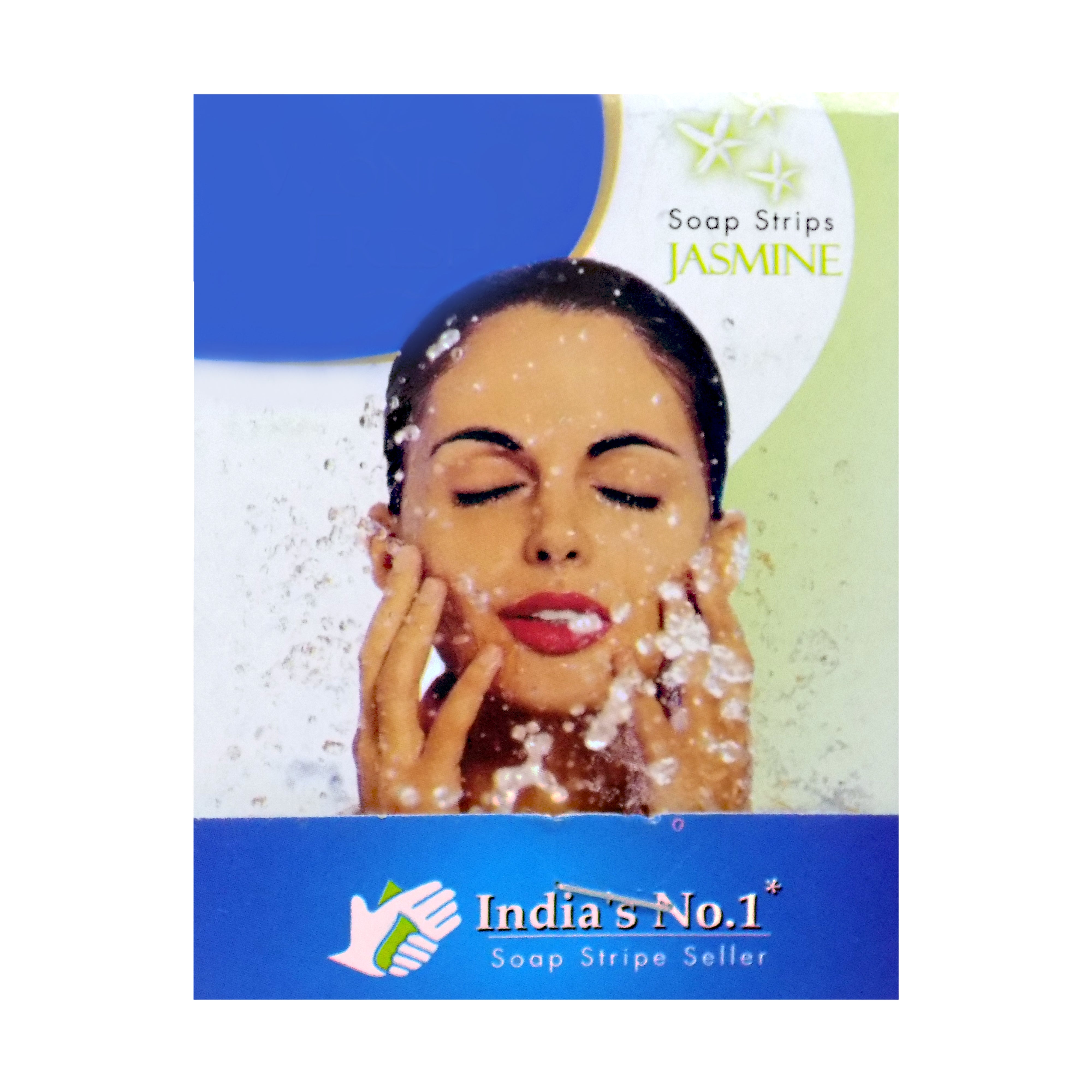 Pack of jasmine-scented paper soap strips. Pack of jasmine-scented paper soap strips.